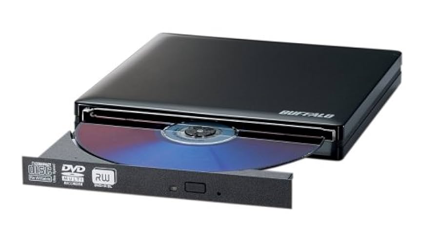 BUFFALO USB2.0用 外付けポータブルDVDドライブ DVSM-PN58U2V-BK 2mvetro DVSM-PN58U2V-BK｜BUFFALO USB2.0用 外付けポータブルDVD
